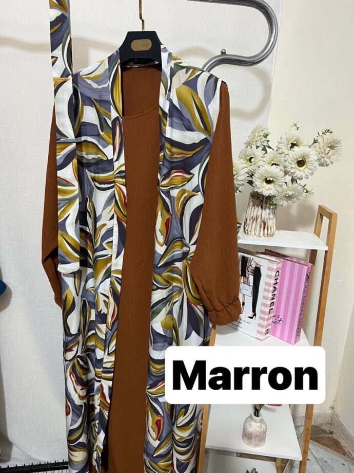 Ensemble kimono avec sa robe a 4000da !! – Image 2